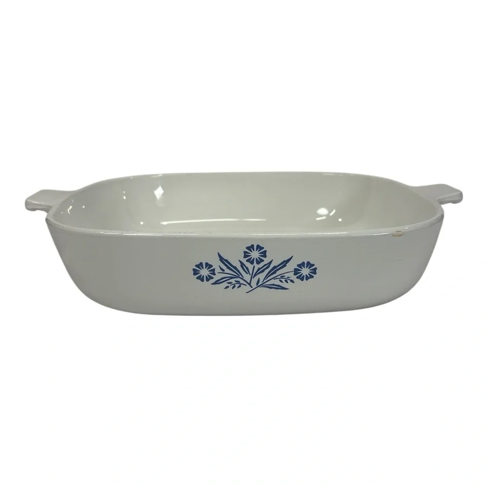 Vintage Corning Ware Blue Cornflower P-10-B Casserole Baking Dish NO LID